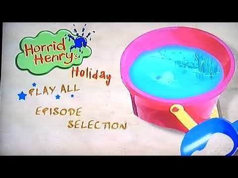 DVD Opening to Horrid Henry's Holiday UK DVD