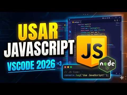 Cómo USAR JavaScript en Visual Studio Code PASO A PASO (2026)