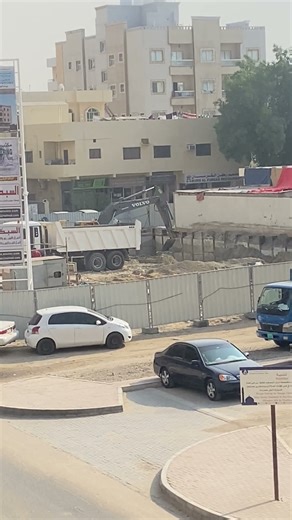 Excavator removed truck from cent