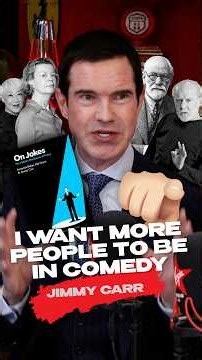 Jimmy Carr wants more people to give comedy a go! 🎤📚 Drop your best jokes in the comments below! 👇😂