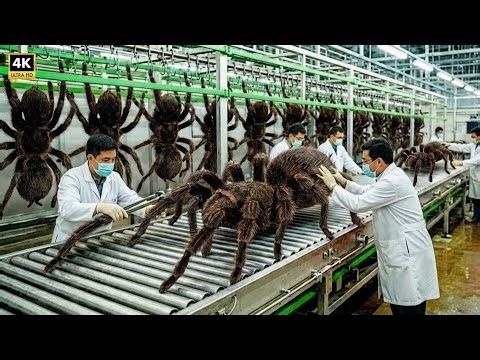 Inside a Modern Tarantula Processing Facility — From Live Arachnids to Life-Saving Medical Compounds