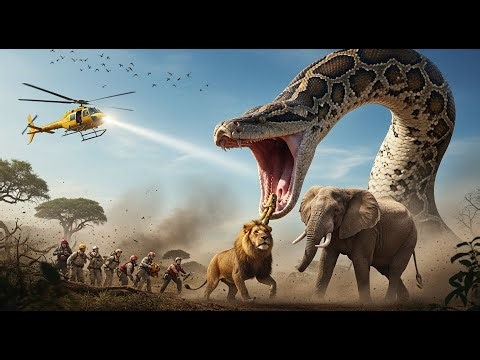 🔥 “Elephant, Lion and Giant Python Fight – Who Won in the End?”