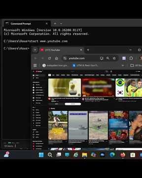 CMD Hacks | Open Websites & Programs Using CMD 🌐