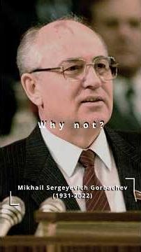 Formative Figures 014 - Mikhail Sergeyevich Gorbachev (1931-2022)