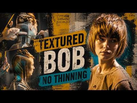 Modern Bob with Scissors Only – No Thinning Shears
