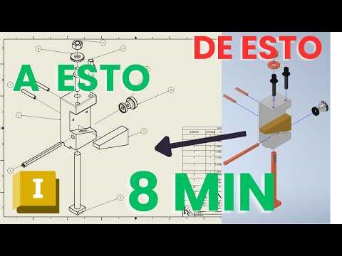 How to Create Exploded View Drawing in Autodesk Inventor 2025 | Tool Post Project