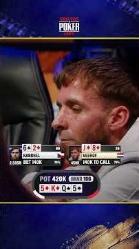 🏆 2025 WSOP Europe｜Main Event #WSOPE #Poker #Shorts