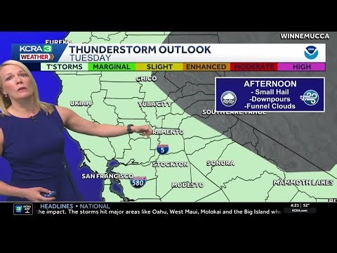 NorCal forecast: Rain showers arriving