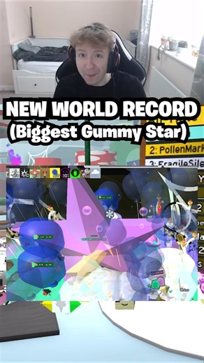 NEW WORLD RECORD WHITE HIVE GUMMY STAR (Bee Swarm Simulator)