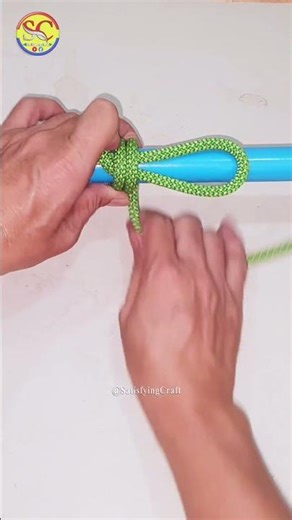 How to tie Rope Knot 💡 Quick DIY step 2