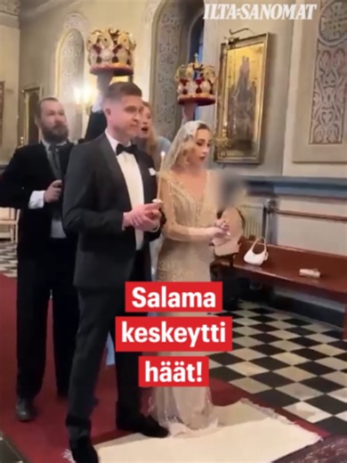 Salama iski ortodoksiseen kirkkoon Tampereella – hääseremonia keskeytyi