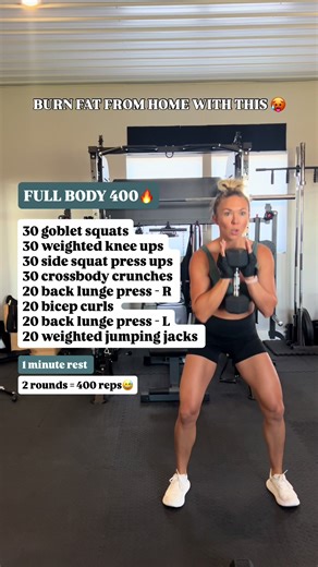 🔗 on my profile to try a free week of #1 fat loss plan for busy women! 💪🏼 My program is designed to not only transform your body, but heal your mindset and remove the outside noise preventing you from hitting your goals!🙌🏼 I give you a simple but effective guide: 💪🏼Daily 30 min workouts 🥗Guilt free meal guides that taste great 💌Weekly Habit trackers & journal prompts 🔥Fun mini challenges every week to boost metabolism momentum #homeworkout #workout #fullbodyworkout #fitness