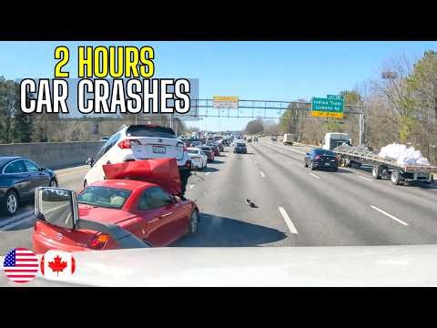 2 Hours Best Of Car Crashes Compilation | USA & Canada - 8