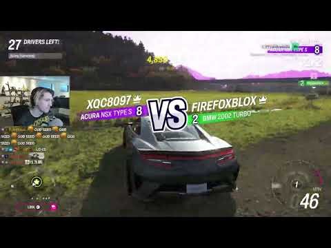 xQc is INSANE at Forza Horizon 6 Match!