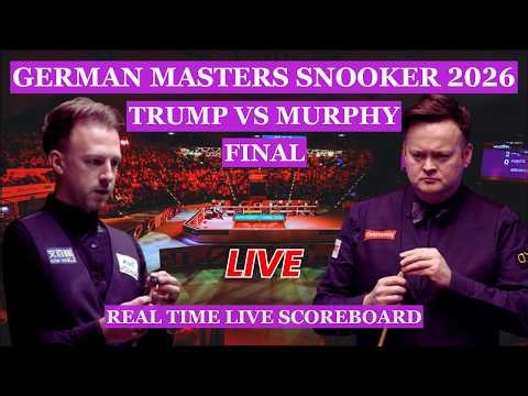 Judd Trump vs Shaun Murphy Live Scores | German Masters Snooker 2026 Final
