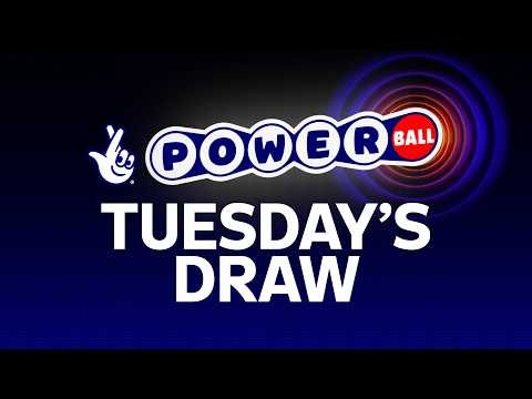 The National Lottery Powerball draw results from Tuesday 15 September 2026