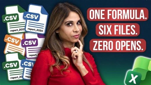 The New Excel Trick to Link CSV Files Instantly | Sean Brady