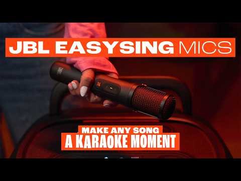 JBL | EasySing Mics | Two Wireless AI-Powered Microphones With Real-time Vocal Removal