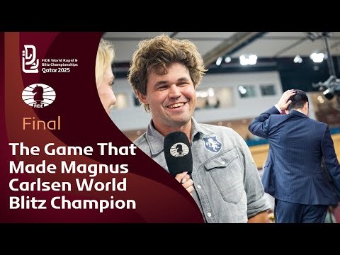 The Game That Crowned Magnus Carlsen as World Blitz Champion