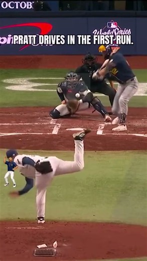 Cooper Pratt's Homer Should Have Won the World Series. Then This. | Brewers vs Rays #Shorts