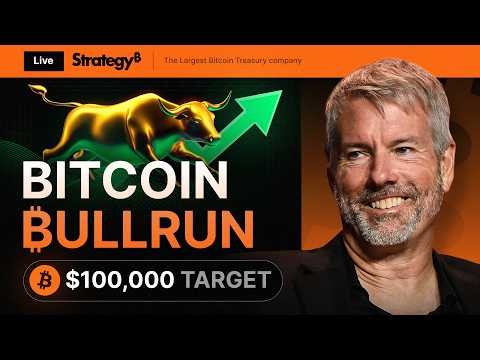 🚨 BITCOIN WILL HIT $100k THIS MONTH? | BTC PUMP, BULL RUN & Michael Saylor Message