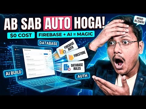 $0 COST: Full Backend Is Now Automatic! 😍 Google AI Studio 2.0 + Firebase & Admin Panel