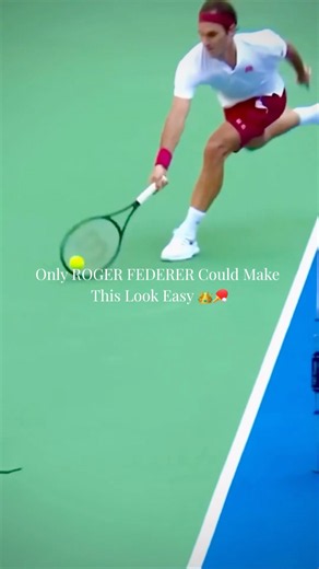 Roger Federer made the impossible look effortless. 👑🎾 #rogerfederer #tennis #highlights #shots