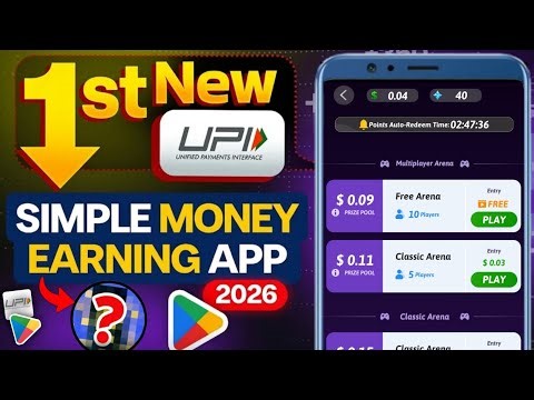 New Upi Money Earning App 2026 | 2026 New UPI Earning App | New Earning App Today #TechForIncome