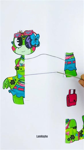 The Amazing Digital Circus Ribbit Easy Rope Correcting Game & Challenge Crafts Paper #tadc #shorts