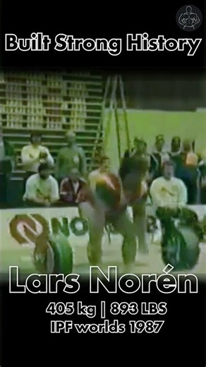 Lars Norén 405 kg Deadlift