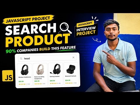 JavaScript Search Product Feature 🔍 | Interview Project (90% Companies Use This!)