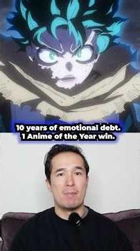 The BIGGEST Anime win in Crunchyroll history. 👀🤯 (My Hero Academia) #AnimeAwards