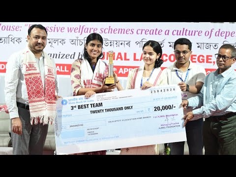 1st Debate Competition #ajmalfoundation #ajmallawcollege #assam #hojai #1.5 Lakhs #awards #students