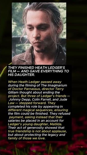 They Did It for Matilda: Ledger’s Friends Step In
