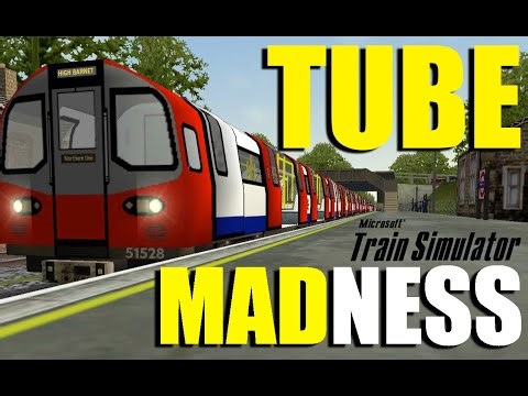 LONDON TUBE ON MAINLINE‽ - MSTS Train Simulator gameplay