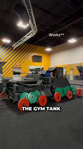 These Gym Bros Built A Tank In The Gym 😮