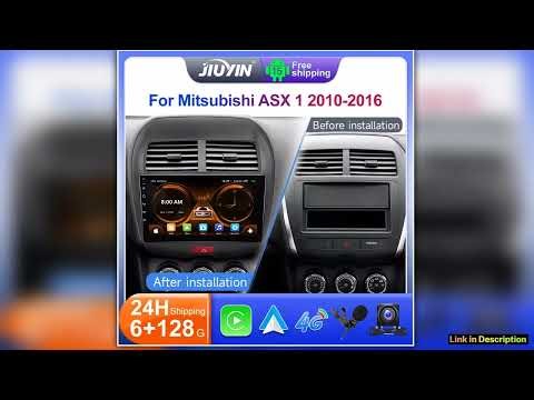 JIUYIN Car Radio For Mitsubishi ASX 1 2010 2016 Multimedia Audio Stereo CarPlay Android Auto GPS Na