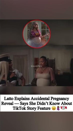 Latto Explains Accidental Pregnancy Reveal! #latto #celebritynews #pregnancy