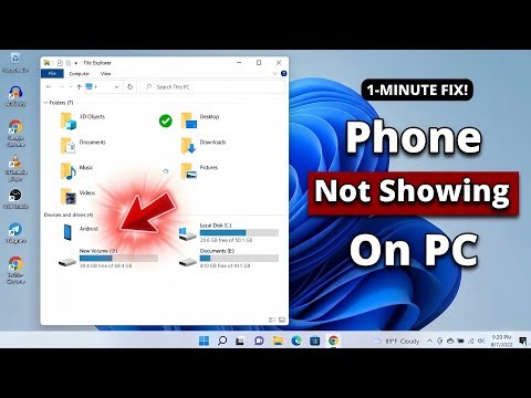 Phone Connected But Files Not Showing? Do This Hidden USB Setting!