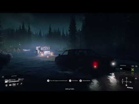 Snowrunner-7.3 pulls heavy international through deep mud in alaska