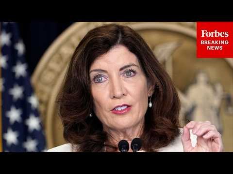 JUST IN: Gov. Kathy Hochul Holds Press Briefing After Announcing Agreement On New York Budget
