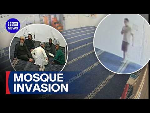 Intruder threatens worshippers in Brisbane | 9 News Australia
