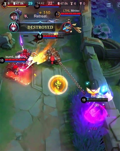 Cyclops: “You can’t escape!” Martis: Watch me 😂 | 10% HP but movement speed powered by fear ~ MLBB