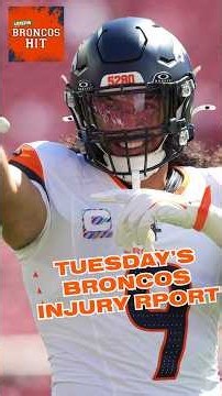 Initial Broncos vs Seahawks Injury Report: Broncos POV