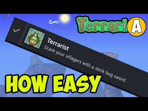 Terraria how to make TERRARIST Achievement (Steam) | Terraria Terrarist (Full Guide)