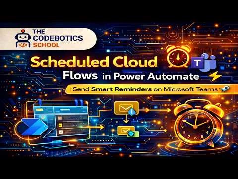 Scheduled Cloud Flows in Power Automate ⏰⚡ | Send Smart Reminders on Microsoft Teams 💬🚀