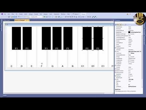 Creating a Piano Application in C# Using Windows Forms