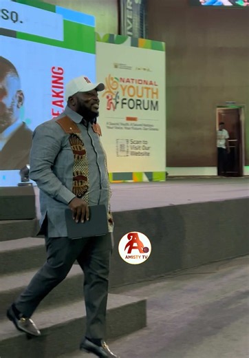 Youth Development Minister George Opare Addo Arrives at National Youth Forum UPSA