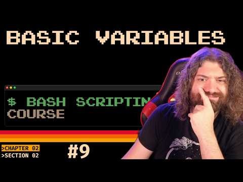 Bash Scripting Course - Basic Variables (setting, modifying, storing command output) (pt9)