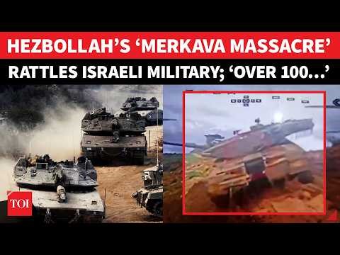 ‘Nearly 100 Tanks Destroyed…’: Israel’s Loss Mounts As Hezbollah Targets $6MN Merkavas | Watch